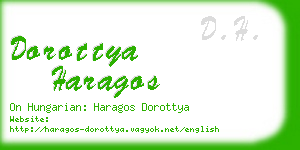 dorottya haragos business card